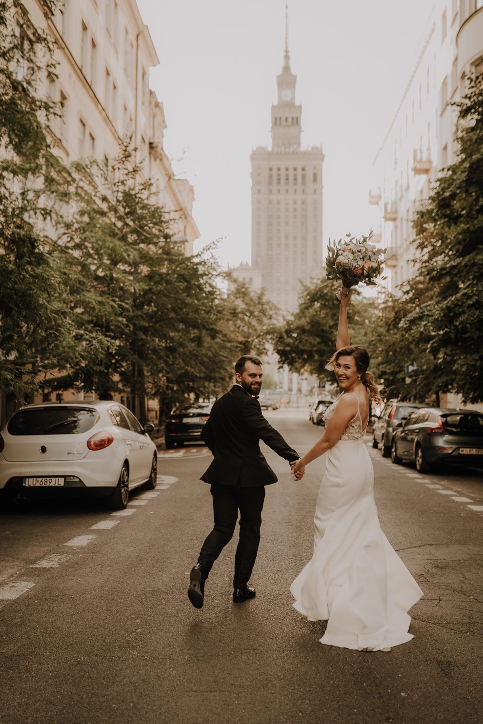 Fotografia ślubna Sześcian Wedding – elegancki portret pary młodej
