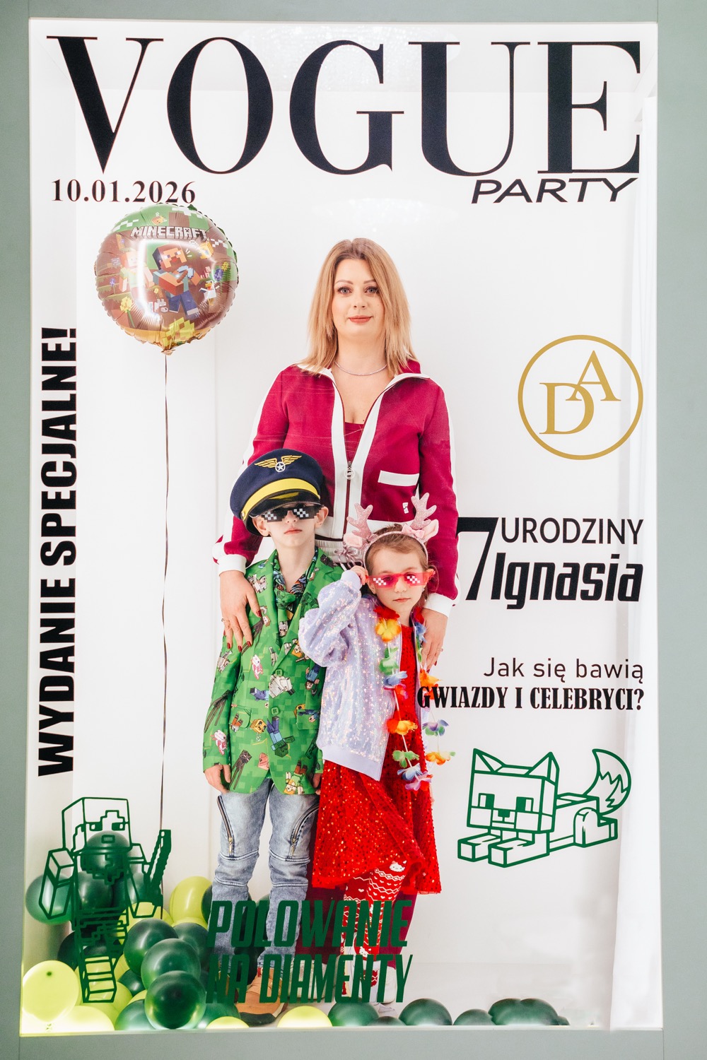 Pamiątkowe zdjęcie wykonane w Fotoboxie