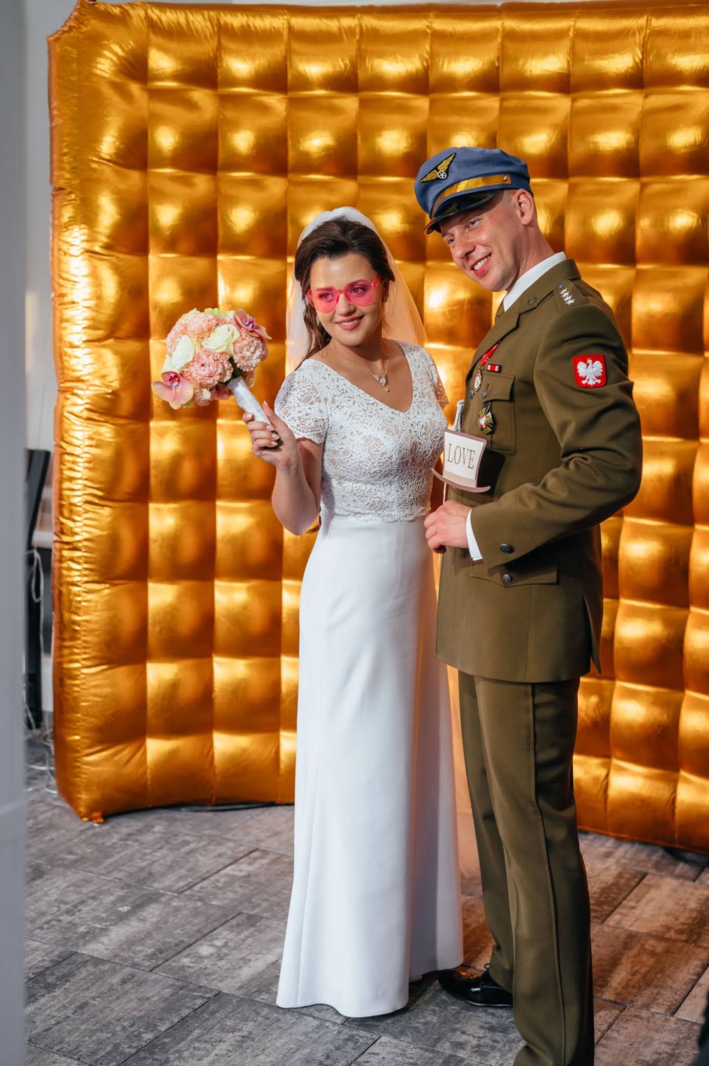 Fotobudka na przyjęciu weselnym