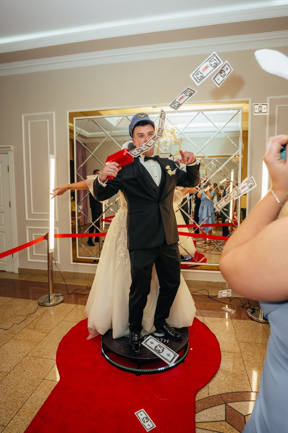 Dynamiczne nagrania tworzone przez fotobudkę 360